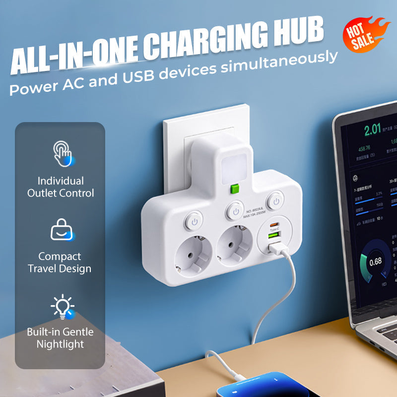 🔌OFFERTA SPECIALE 2026 - 60% DI SCONTO⚡Spina multipresa intelligente con porte USB