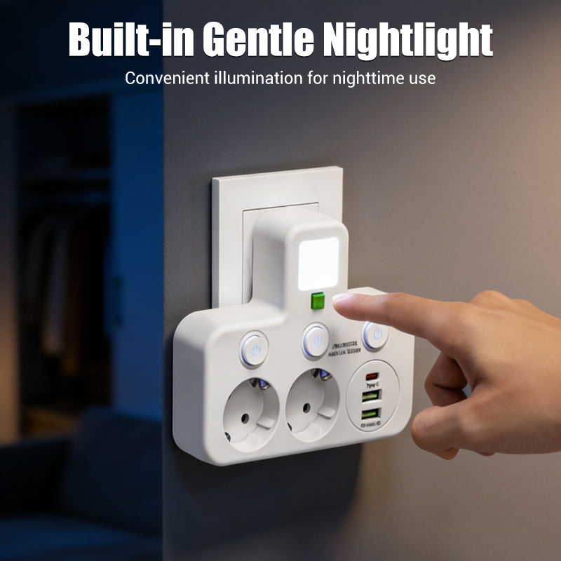 🔌OFFERTA SPECIALE 2026 - 60% DI SCONTO⚡Spina multipresa intelligente con porte USB