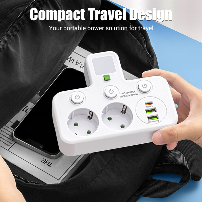 🔌OFFERTA SPECIALE 2026 - 60% DI SCONTO⚡Spina multipresa intelligente con porte USB