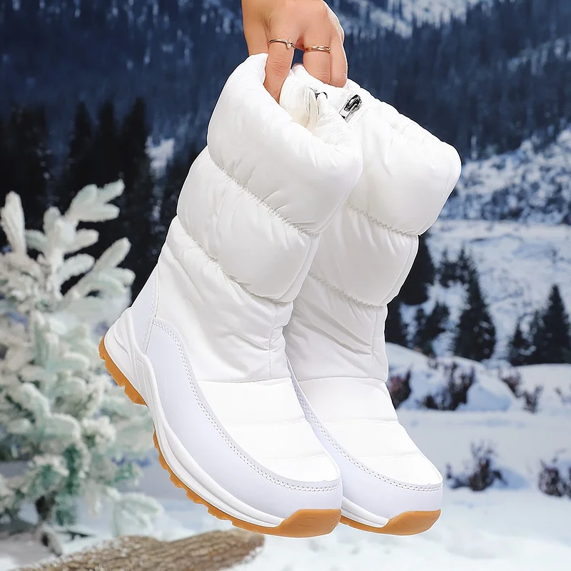 🎁60% DI SCONTO❄️💖Stivali da neve extra caldi con fodera in pelliccia sintetica per donna【36-41】