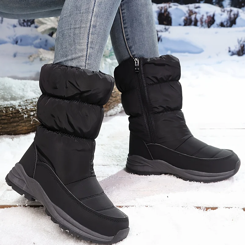 🎁60% DI SCONTO❄️💖Stivali da neve extra caldi con fodera in pelliccia sintetica per donna【36-41】