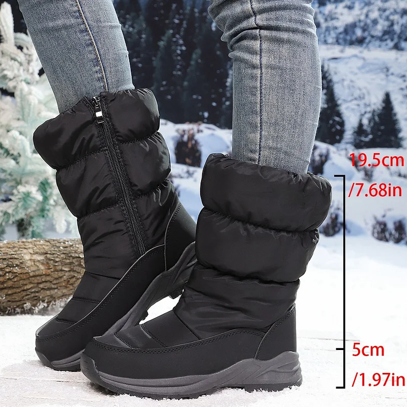 🎁60% DI SCONTO❄️💖Stivali da neve extra caldi con fodera in pelliccia sintetica per donna【36-41】
