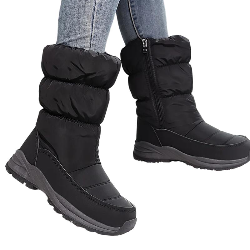 🎁60% DI SCONTO❄️💖Stivali da neve extra caldi con fodera in pelliccia sintetica per donna【36-41】