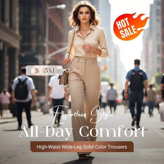 🌟👖OFFERTA ULTIMO GIORNO - SCONTO DEL 60%✨️ Pantaloni da donna alla moda con vita alta