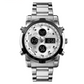 📢📢SCONTO DEL 60%!! ⏰ Orologio analogico-digitale militare impermeabile da uomo - 48 mm, multifunzione e cinturino in acciaio inossidabile! 🕰️💪