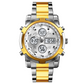 📢📢SCONTO DEL 60%!! ⏰ Orologio analogico-digitale militare impermeabile da uomo - 48 mm, multifunzione e cinturino in acciaio inossidabile! 🕰️💪