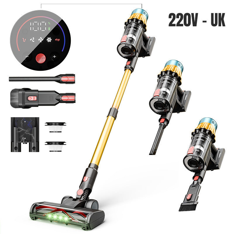 🔈🔈60% DI SCONTO🔥Aspirapolvere verticale senza fili ultra silenzioso da 45000Pa / Adatto per la pulizia di tappeti, pavimenti duri e peli di animali