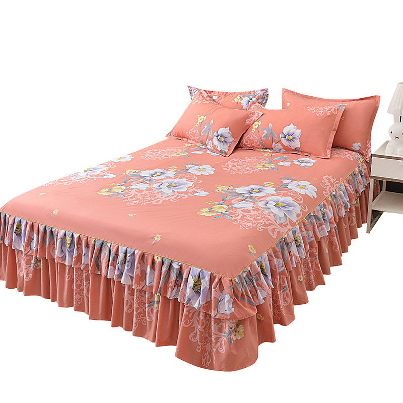 🔈🔈OFFERTA LAMPO - SCONTO DEL 60%⚡Set di 3 gonne da letto con volant🛏️