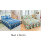 🔈🔈OFFERTA LAMPO - SCONTO DEL 60%⚡Set di 3 gonne da letto con volant🛏️