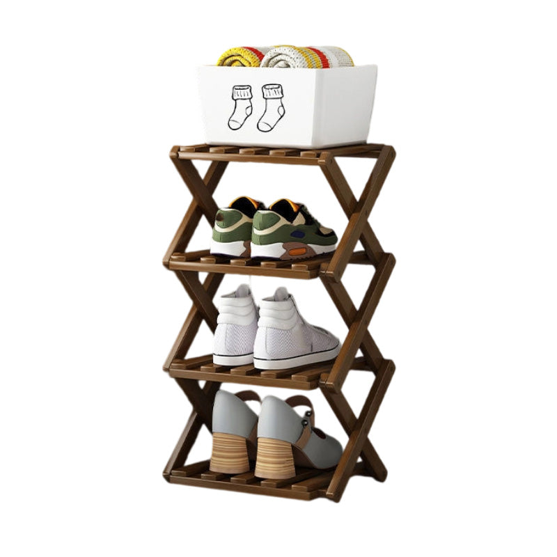 🔥Finché dura lo stock, 50% di sconto! 🎉 Scaffale portascarpe in bambù resistente e pieghevole 🌿