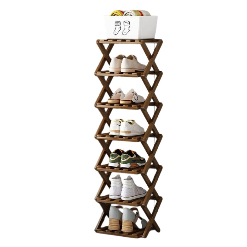 🔥Finché dura lo stock, 50% di sconto! 🎉 Scaffale portascarpe in bambù resistente e pieghevole 🌿