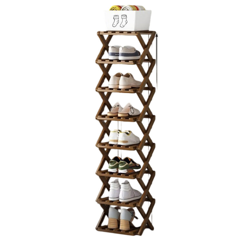 🔥Finché dura lo stock, 50% di sconto! 🎉 Scaffale portascarpe in bambù resistente e pieghevole 🌿