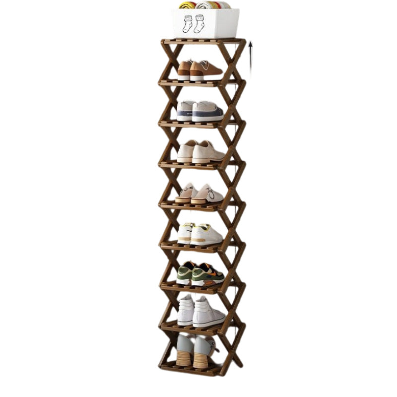 🔥Finché dura lo stock, 50% di sconto! 🎉 Scaffale portascarpe in bambù resistente e pieghevole 🌿