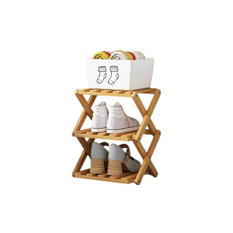 🔥Finché dura lo stock, 50% di sconto! 🎉 Scaffale portascarpe in bambù resistente e pieghevole 🌿