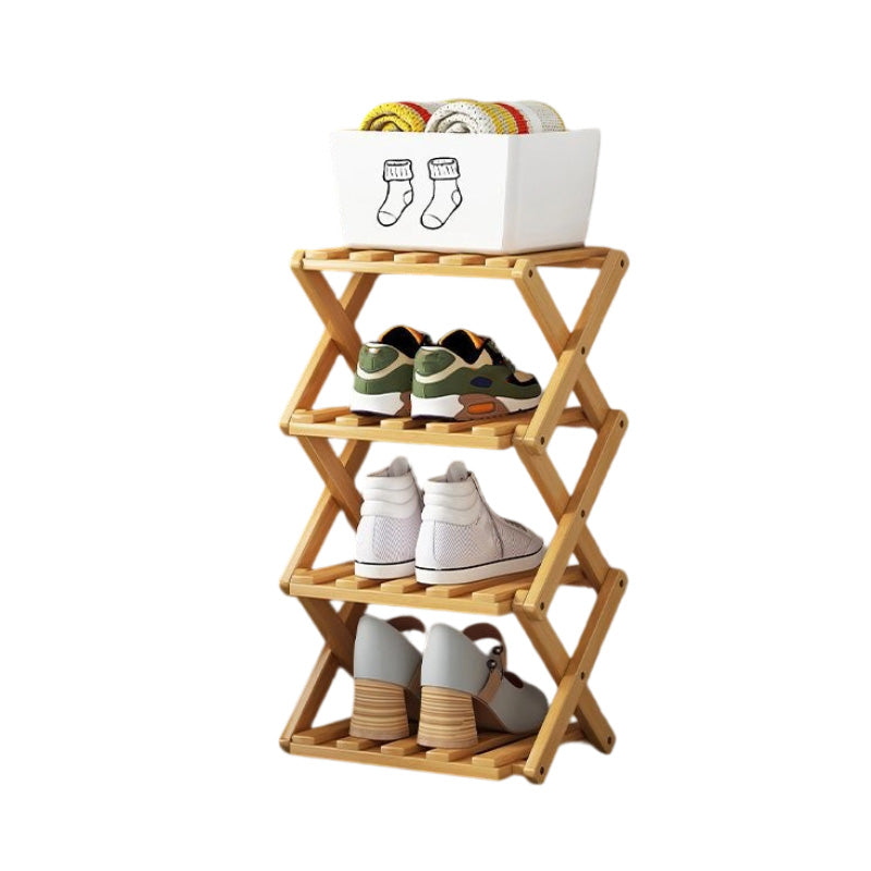 🔥Finché dura lo stock, 50% di sconto! 🎉 Scaffale portascarpe in bambù resistente e pieghevole 🌿