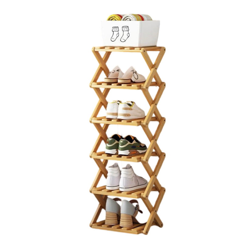 🔥Finché dura lo stock, 50% di sconto! 🎉 Scaffale portascarpe in bambù resistente e pieghevole 🌿