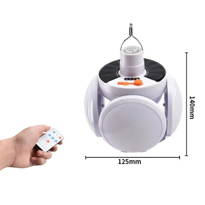 ☀️⚡60% DI SCONTO! 🔋🔥Lampada solare multifunzionale e pieghevole a forma di pallone da calcio