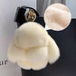 🐰SCONTO DEL 60% ORA! 🏆 Ciondoli morbidi a forma di coniglietto con pompon fatti a mano: design adorabile, filato di prima qualità e perfetti per borse/chiavi 🎀