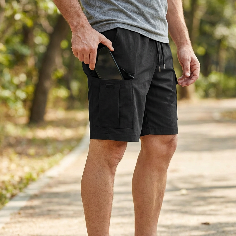 👖 ORA 60% DI SCONTO🔥 Pantaloncini cargo casual da uomo con elastico in vita