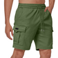 👖 ORA 60% DI SCONTO🔥 Pantaloncini cargo casual da uomo con elastico in vita