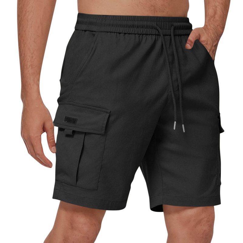👖 ORA 60% DI SCONTO🔥 Pantaloncini cargo casual da uomo con elastico in vita