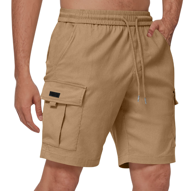👖 ORA 60% DI SCONTO🔥 Pantaloncini cargo casual da uomo con elastico in vita