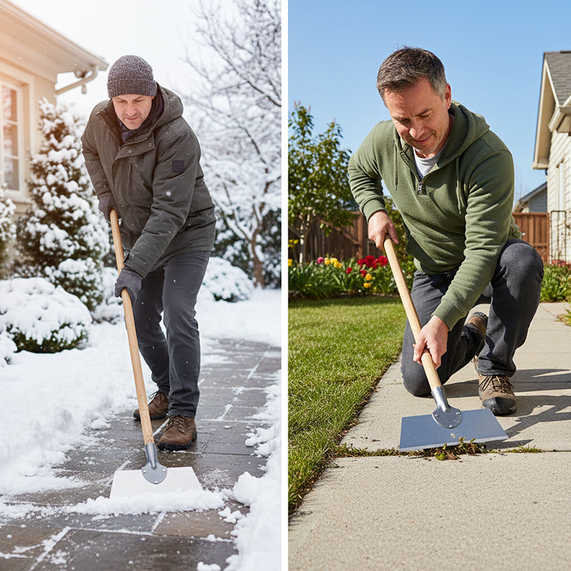 ❄️60% DI SCONTO！ 🔧 Pala multifunzionale in acciaio al manganese: ultra resistente, affilata e versatile per giardinaggio/sopravvivenza 🌿
