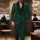 🔈🔈ARRIVI EW 2026 - SCONTO DEL 60%!!!🧥👖 Completo smoking nero scintillante da uomo