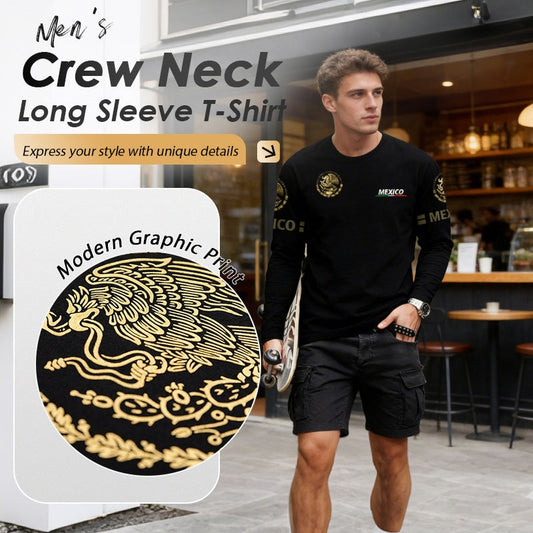 🔈🔈NUOVO ARRIVO 2026 - SCONTO DEL 60%🔥👔T-shirt girocollo a maniche lunghe da uomo