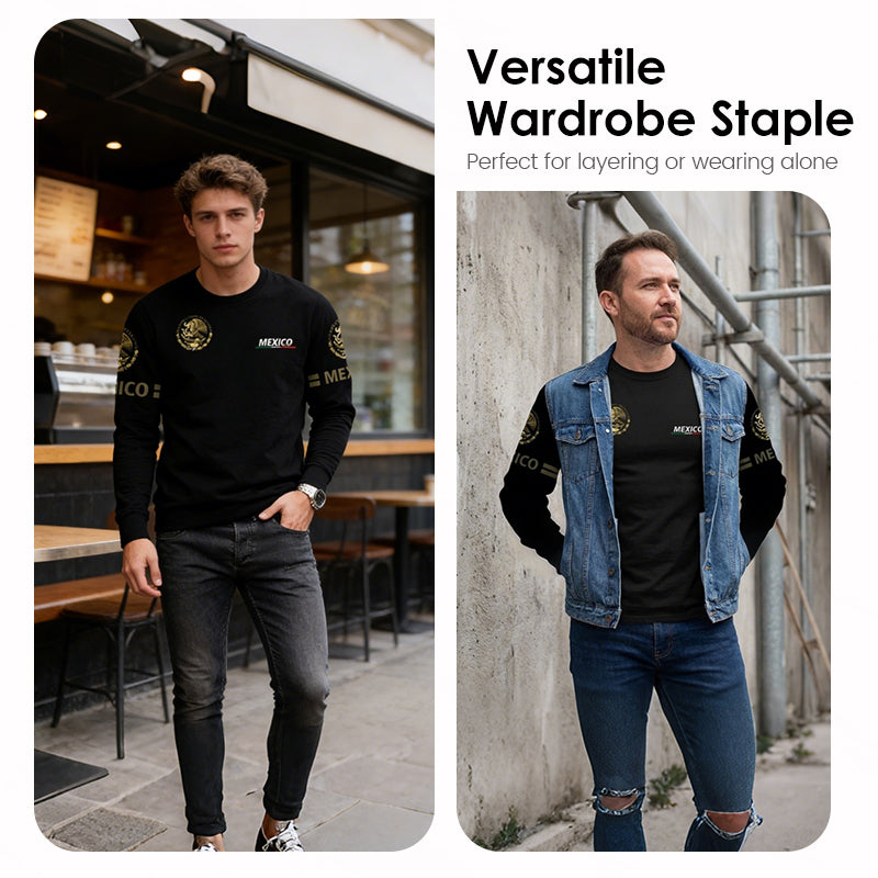 🔈🔈NUOVO ARRIVO 2026 - SCONTO DEL 60%🔥👔T-shirt girocollo a maniche lunghe da uomo