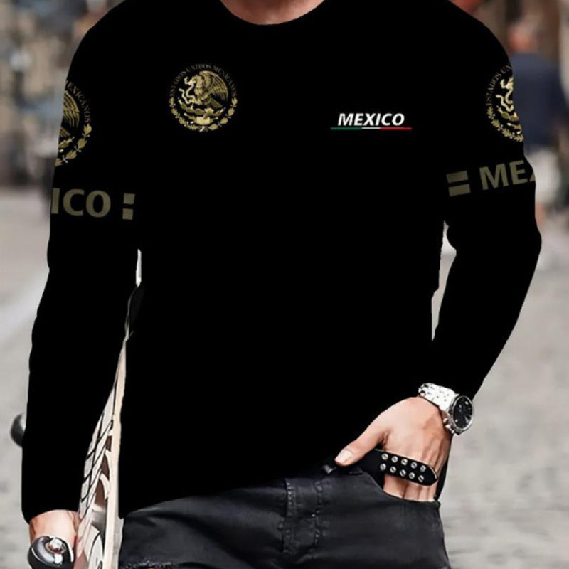 🔈🔈NUOVO ARRIVO 2026 - SCONTO DEL 60%🔥👔T-shirt girocollo a maniche lunghe da uomo