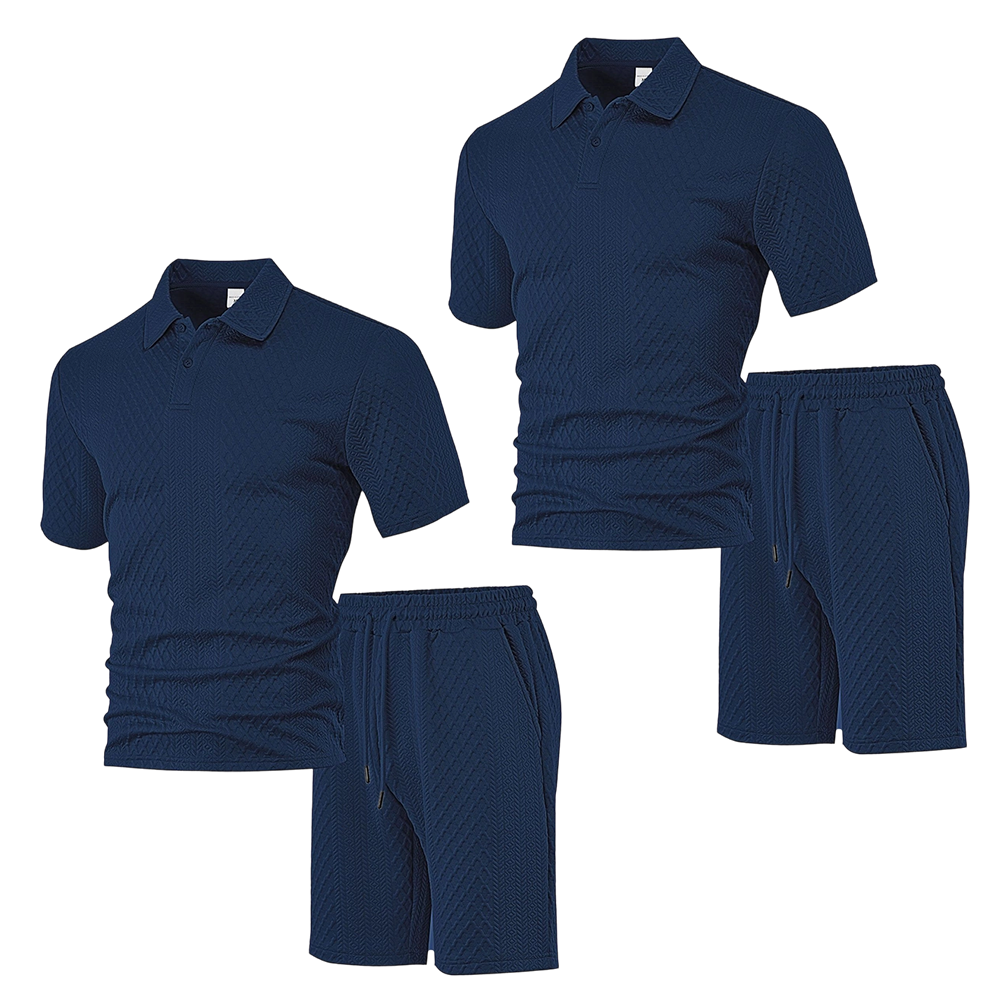 👕Completo da uomo con stampa a rombi✨Facile da abbinare, vestibilità casual e ampia, colletto versatile, un unico capo è tutto ciò di cui hai bisogno per casa o per uscire🛋️
