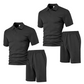 👕Completo da uomo con stampa a rombi✨Facile da abbinare, vestibilità casual e ampia, colletto versatile, un unico capo è tutto ciò di cui hai bisogno per casa o per uscire🛋️