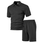 👕Completo da uomo con stampa a rombi✨Facile da abbinare, vestibilità casual e ampia, colletto versatile, un unico capo è tutto ciò di cui hai bisogno per casa o per uscire🛋️