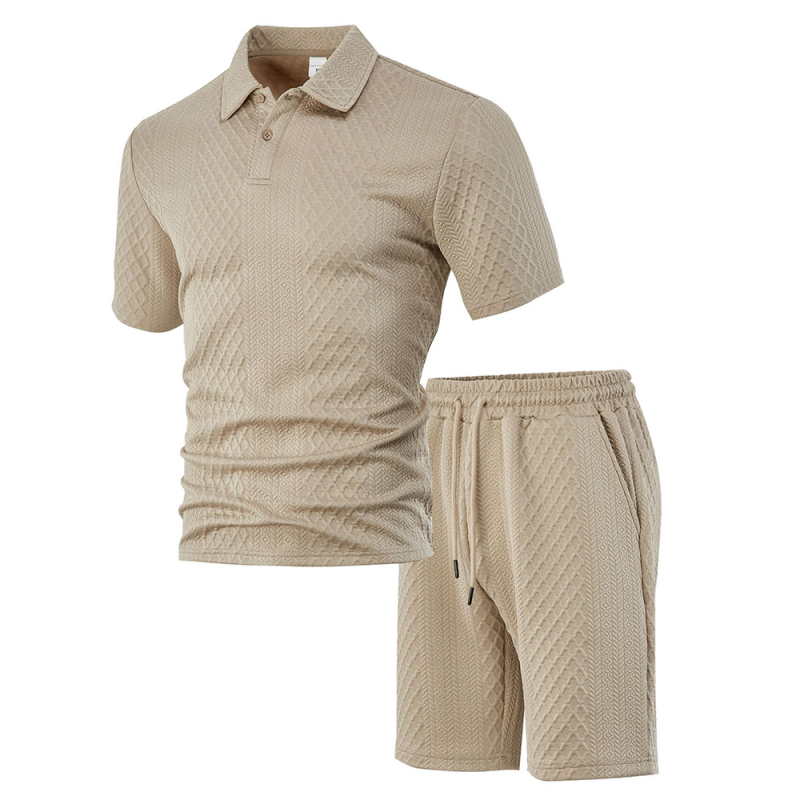 👕Completo da uomo con stampa a rombi✨Facile da abbinare, vestibilità casual e ampia, colletto versatile, un unico capo è tutto ciò di cui hai bisogno per casa o per uscire🛋️