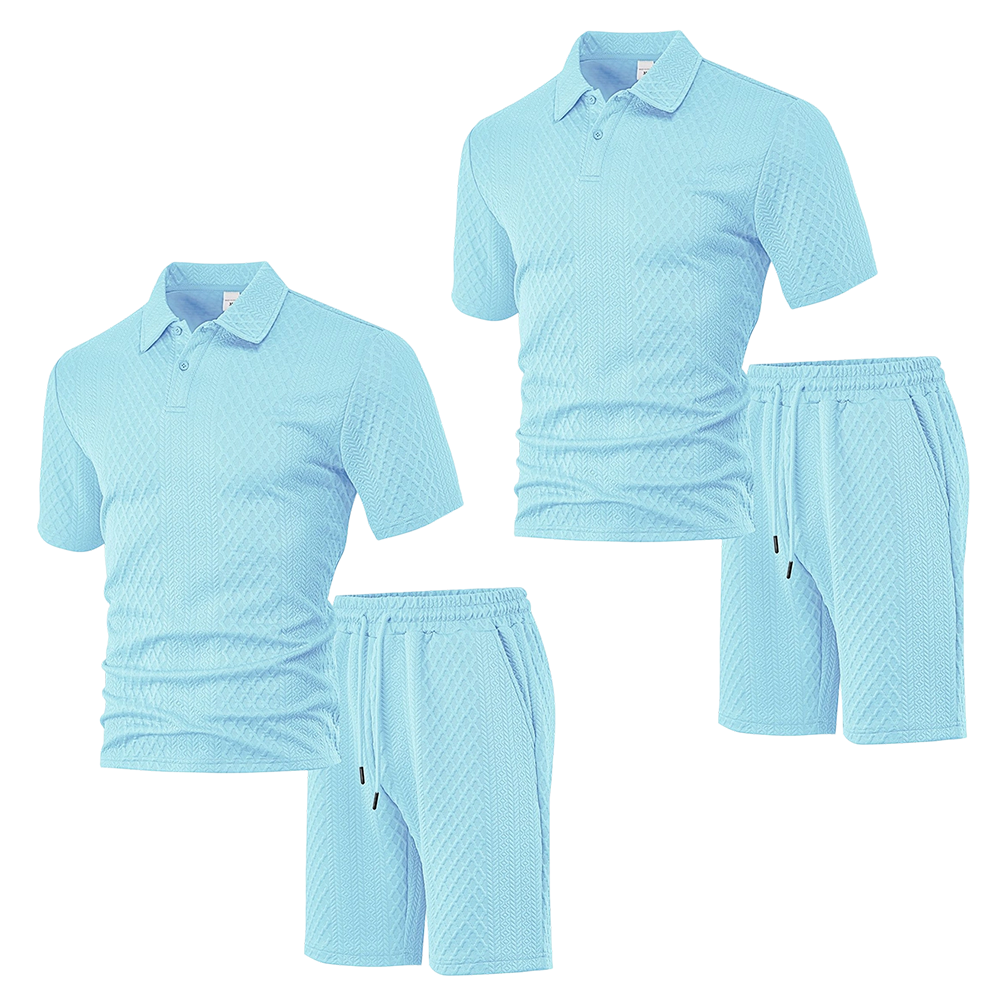 👕Completo da uomo con stampa a rombi✨Facile da abbinare, vestibilità casual e ampia, colletto versatile, un unico capo è tutto ciò di cui hai bisogno per casa o per uscire🛋️