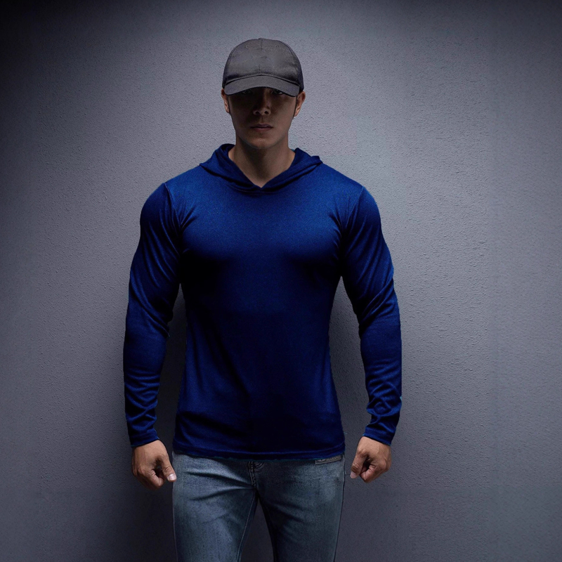 🔥NUOVO MODELLO 2026 - 60% DI SCONTO💪 Felpa con cappuccio da fitness a maniche lunghe da uomo, modello Stretch-Fit
