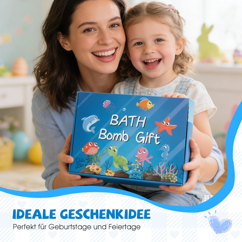 🛁 SCONTO DEL 60% | 🌊 Bombe da bagno a tema oceano | 60 g*12 pezzi, idea regalo divertente e per un bagno schiumoso ✨