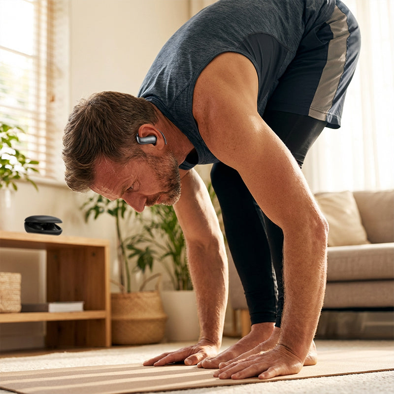 🎧SCONTO DEL 60%! 💎 Cuffie wireless Bluetooth 6.0: 48 ore di riproduzione, IPX5 resistenti al sudore e ultraleggere da 4,2 g, adatte per la corsa 🎧🏃‍♂️