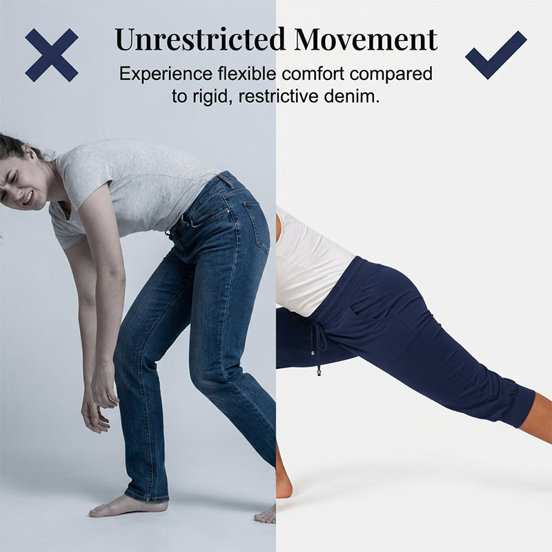👖SCONTO DEL 60%! 🔥Pantaloni della tuta corti con coulisse in vita – Morbido poliestere, lunghezza capri e tasche laterali (6 colori, taglie dalla S alla 3XL) 👖🌸