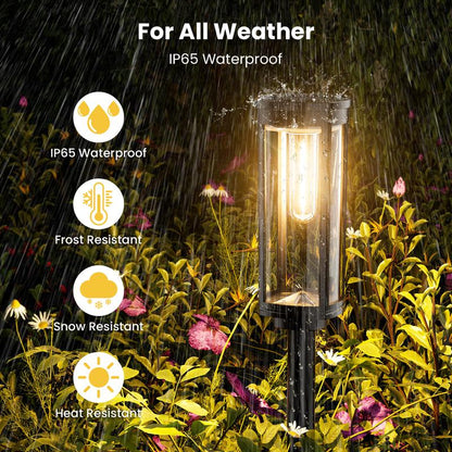 🔥OFFERTA IMPERDIBILE 2026🔥Illuminazione da giardino a energia solare – Design retrò, 12-14 ore di illuminazione e impermeabile IP65