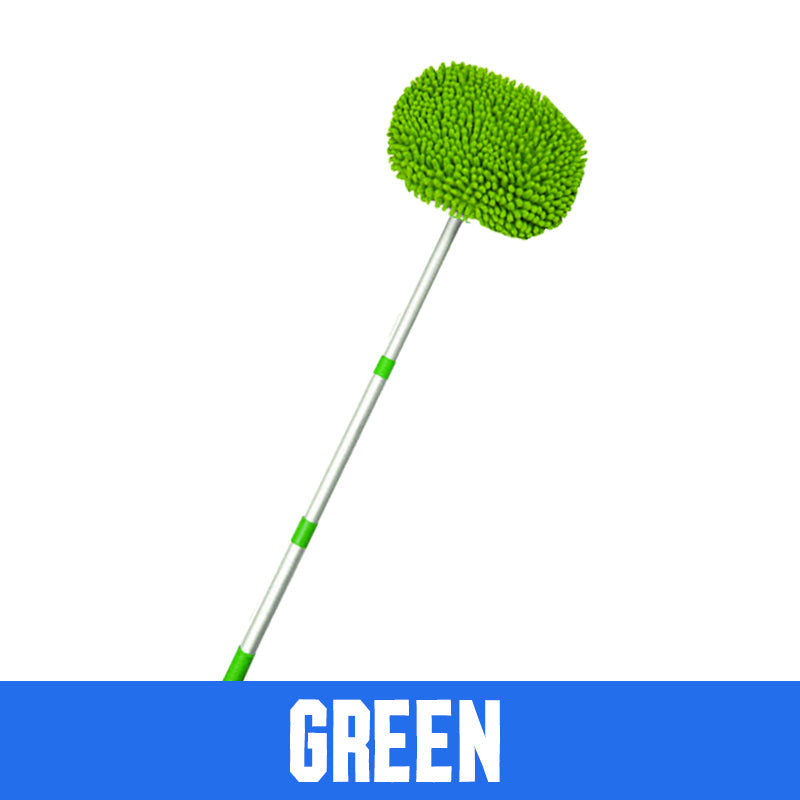 🚗SCONTO DEL 60% ORA! 🧽 Mocio per autolavaggio telescopico in alluminio resistente con manico lungo – Microfibra morbida, antigraffio e lunghezza regolabile ✨