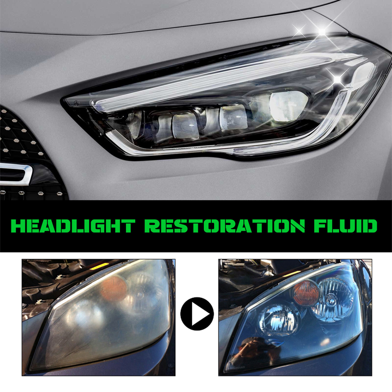 🔥OFFERTA SPECIALE 2026🔥 Liquido per il ripristino dei fari: rimuove istantaneamente ingiallimento e ossidazione, offre una protezione UV cristallina 🚗💡