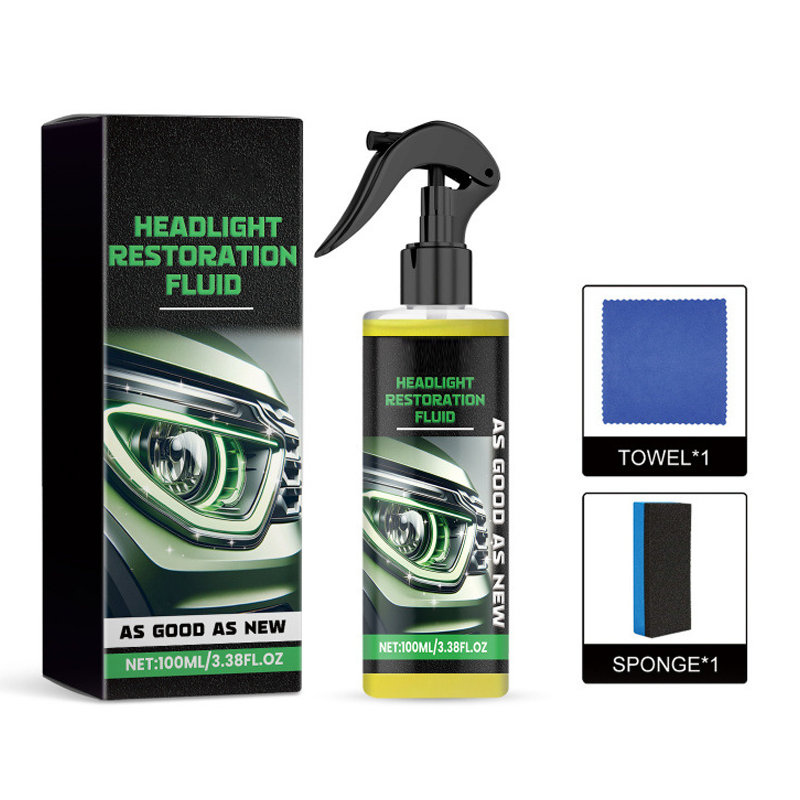 🔥OFFERTA SPECIALE 2026🔥 Liquido per il ripristino dei fari: rimuove istantaneamente ingiallimento e ossidazione, offre una protezione UV cristallina 🚗💡