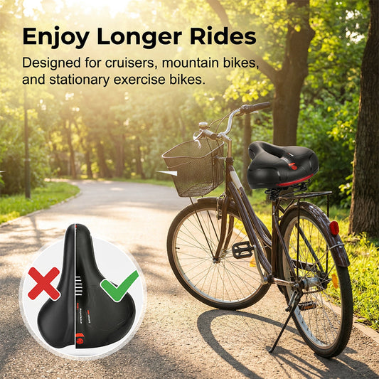 🔈🔈SCONTO DEL 60%🚲Sella per bicicletta ergonomica e traspirante con memory foam🔥