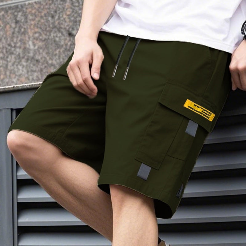 🔥SALDI ESTIVI 2026🔥 Pantaloncini cargo casual da uomo con coulisse in vita