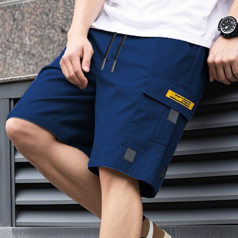 🔥SALDI ESTIVI 2026🔥 Pantaloncini cargo casual da uomo con coulisse in vita