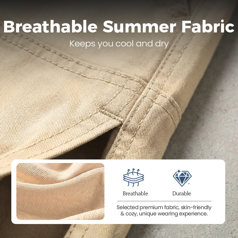🥳OFFERTA IMPERDIBILE 2026🩳SCONTO DEL 60%! Pantaloncini cargo leggeri – Tessuto traspirante, lunghezza al ginocchio. Tasche sicure per telefono e chiavi. Comodi per tutto il giorno. ✅☀️