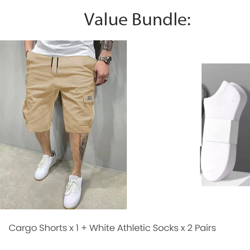 🥳OFFERTA IMPERDIBILE 2026🩳SCONTO DEL 60%! Pantaloncini cargo leggeri – Tessuto traspirante, lunghezza al ginocchio. Tasche sicure per telefono e chiavi. Comodi per tutto il giorno. ✅☀️