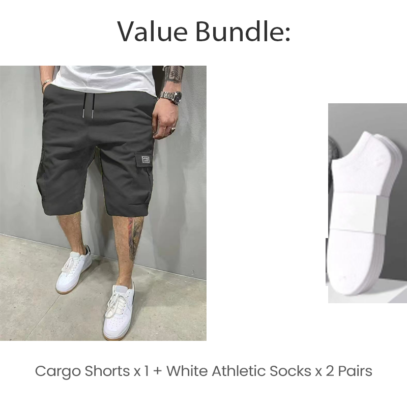 🥳OFFERTA IMPERDIBILE 2026🩳SCONTO DEL 60%! Pantaloncini cargo leggeri – Tessuto traspirante, lunghezza al ginocchio. Tasche sicure per telefono e chiavi. Comodi per tutto il giorno. ✅☀️